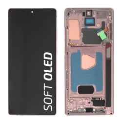 Ecran avec châssis Galaxy Note 20 - Soft OLED - Bronze photo 1