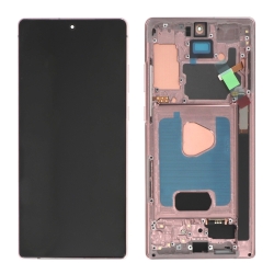 Ecran avec châssis Galaxy Note 20 - Soft OLED - Bronze photo 2