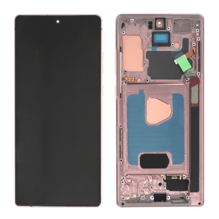 Ecran avec châssis Galaxy Note 20 - Soft OLED - Bronze photo 2