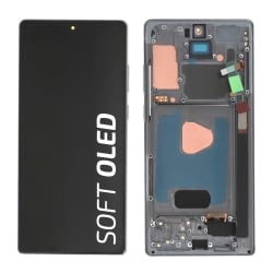 Ecran avec châssis Galaxy Note 20 - Soft OLED - Noir photo 1