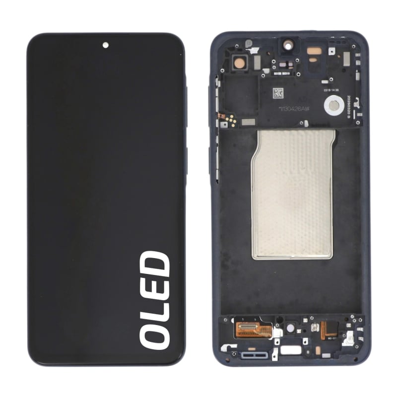 Ecran OLED avec châssis Galaxy A57 5G - Bleu photo 1