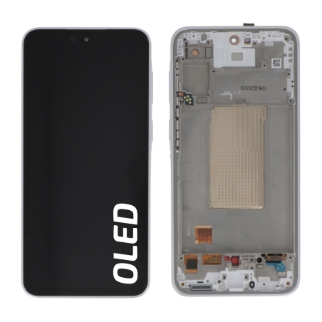 Ecran OLED avec châssis Galaxy A37 5G - Blanc photo 1