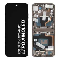 Ecran avec châssis Motorola Razr 70 Ultra - Origine Motorola - Cocoa photo 1