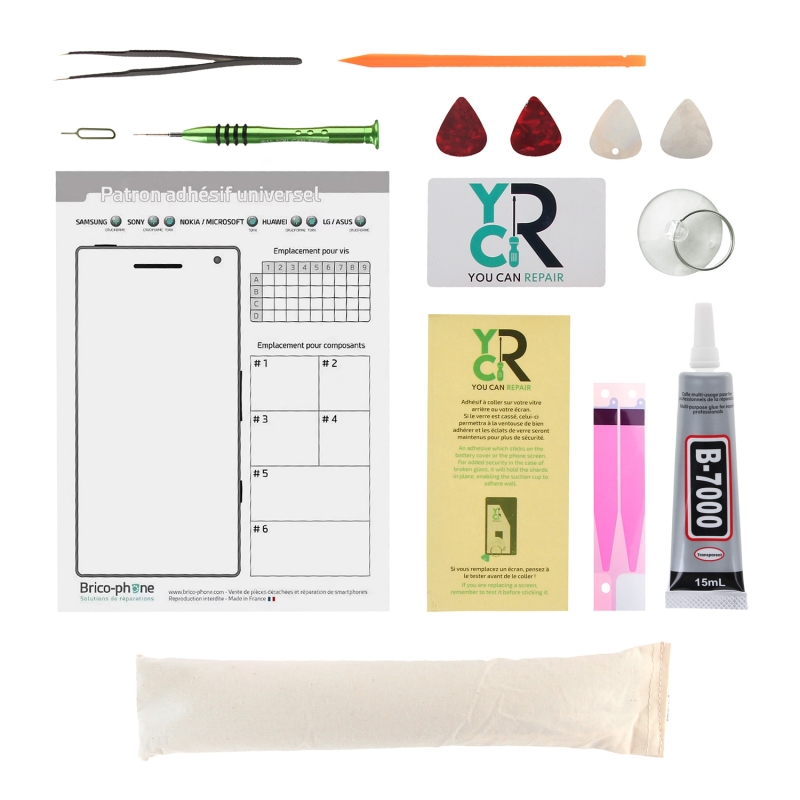 Kit de réparation avec coussin chauffant et les outils du Kit n°1 photo 1