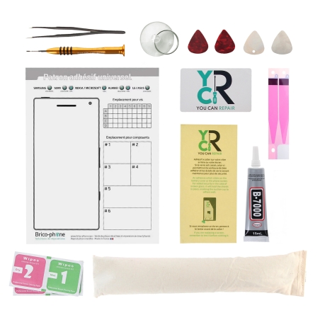 Kit de réparation avec coussin chauffant et les outils du Kit n°3 photo 1