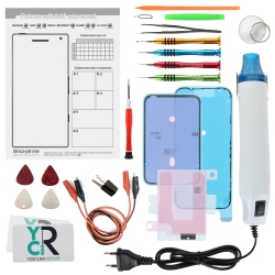 Kit de réparation avec décapeur thermique pour iPhone 17 Pro Max photo 1