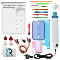 Kit de réparation avec décapeur thermique pour iPhone 17 Pro photo 1