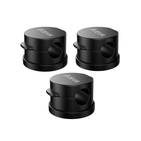 Kit de 3 organisateurs de câbles magnétique Lite1 360° - Noir - DEVIA photo 2