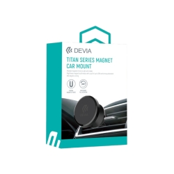 Support voiture magnétique pour grille d\'aération Titan Series - Noir - Devia photo 1