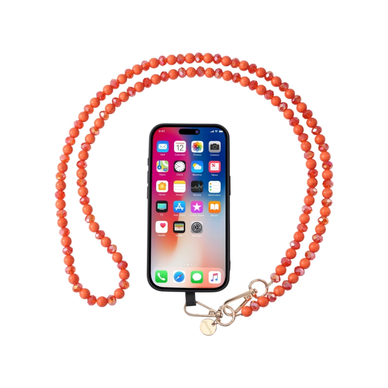 Chaîne longue Valeria 120 cm - Universelle - Orange photo 1