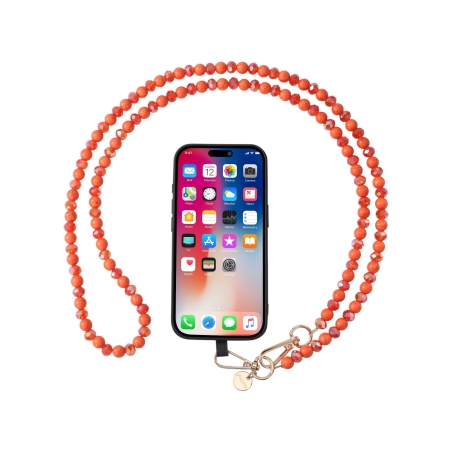 Chaîne longue Valeria 120 cm - Universelle - Orange photo 1