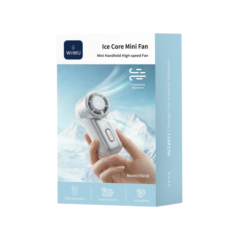 Ventilateur portable Ice Core - Blanc - WIWU photo 1
