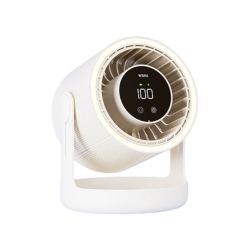 Ventilateur bureau Hurricane avec lumière ambiante - Blanc - Wiwu photo 3