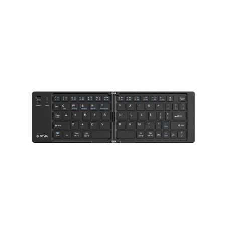 Clavier Bluetooth pliable avec pavé tactile QWERTY Pro1 - Noir - Devia photo 2