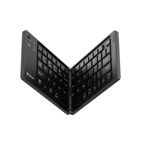 Clavier Bluetooth pliable avec pavé tactile QWERTY Pro1 - Noir - Devia photo 3