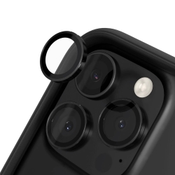 Protection caméra iPhone 16 Pro et 16 Pro Max - Noir - Rhinoshield photo 2