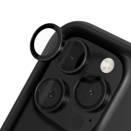 Protection caméra iPhone 16 Pro et 16 Pro Max - Noir - Rhinoshield photo 2