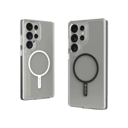 Kit 2 anneaux MagSafe pour coque - Universel smartphone - Noir et Blanc - Devia photo 5