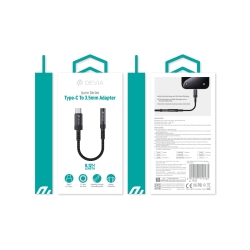 Adaptateur USB-C vers Jack 3.5mm - Noir - DEVIA photo 1