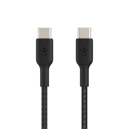 Câble BoostCharge tressé USB-C vers USB-C - Noir - Belkin photo 2