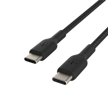 Câble BoostCharge tressé USB-C vers USB-C - Noir - Belkin photo 5