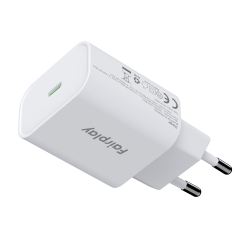 Chargeur secteur USB-C 25W Torino - Universel - Blanc photo 4