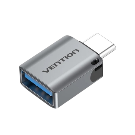 Adaptateur OTG USB-C mâle vers USB-A femelle - Gris - Vention photo 2