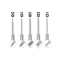 Tournevis dynamométrique réglable 6 En 1 RL-725 pour appareils électroniques et mobiles - Relife photo 1