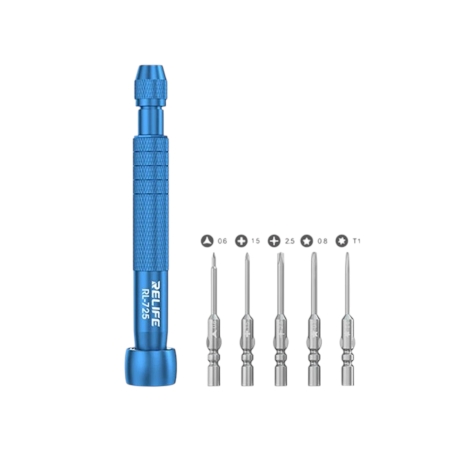 Tournevis dynamométrique réglable 6 En 1 RL-725 pour appareils électroniques et mobiles - Relife photo 2