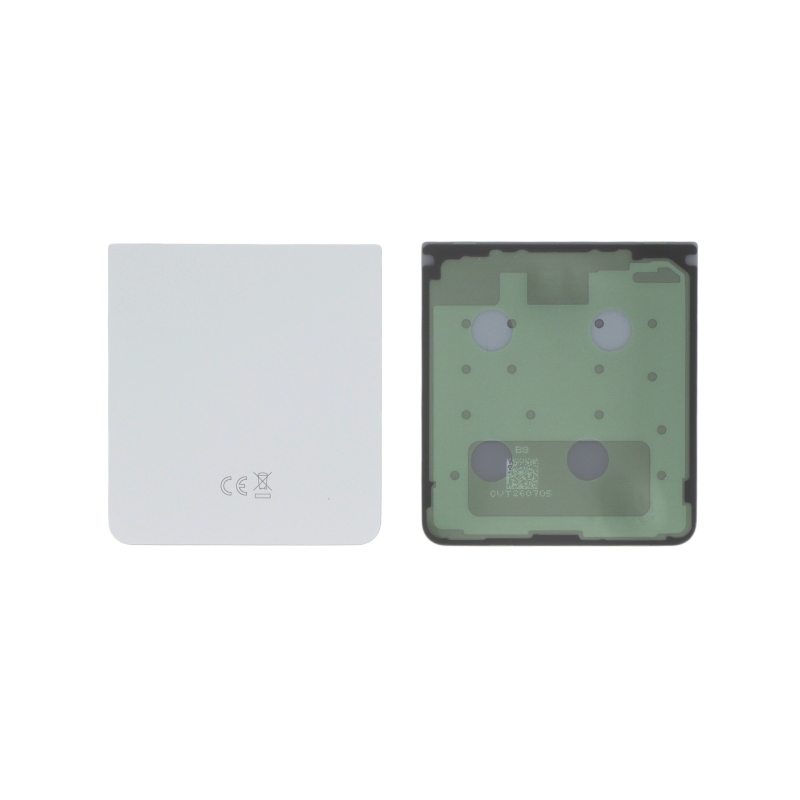 Vitre arrière Galaxy Z Flip8 - Origine Samsung - Blanc photo 1