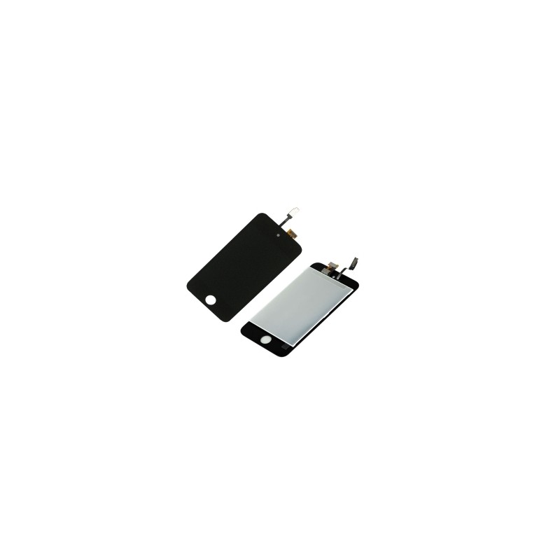 Ecran Ipod touch 4 eme géneration vitre tactile noir + LCD Prémonté photo 1
