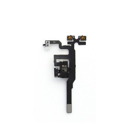 Nappe prise jack + mute et volume + micro d'ambiance pour iPhone 4S Noir photo 4