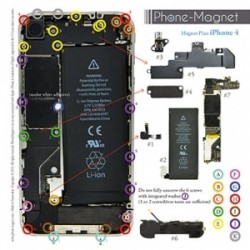 Patron magnétique d'aide au montage pas à pas pour iPhone 4 photo 2