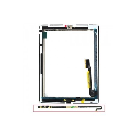 Vitre tactile Qualité premium pour iPad 4 blanche photo 3
