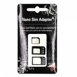 Adaptateur Nano Sim vers Sim et Micro Sim photo 1