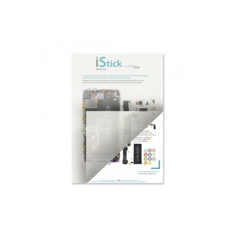 Patron adhésif d'aide au montage pas à pas pour iPhone 4S photo 3