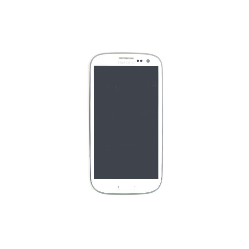 Ecran BLANC prémonté sur châssis pour Samsung Galaxy S3 GT-i9300 photo 2