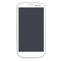 Ecran BLANC prémonté sur châssis pour Samsung Galaxy S3 photo 2