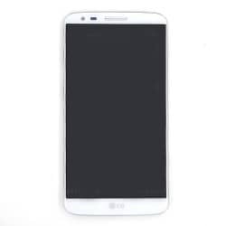 Bloc écran avec châssis (vitre et LCD) pour LG Optimus G2 BLANC photo 2