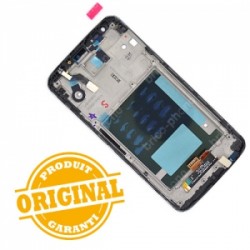 Bloc écran avec châssis (vitre et LCD) pour LG Optimus G2 NOIR photo 3
