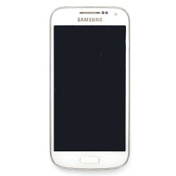 Ecran BLANC prémonté sur châssis pour Samsung Galaxy S4 Mini / S4 Mini Duos photo 2