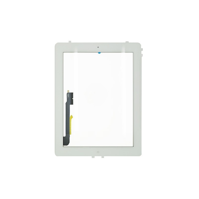 Vitre tactile blanche prémontée pour iPad 3 qualité standard photo 2