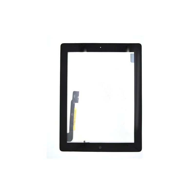 Vitre tactile noire prémontée pour iPad 3 qualité standard photo 2