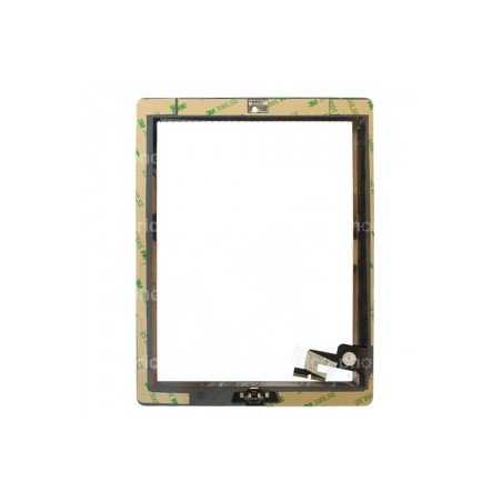 Vitre tactile blanche prémontée pour IPad 2 qualité STANDARD photo 3