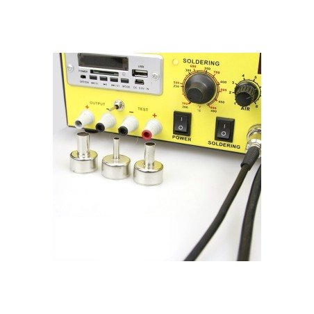 Station 3 en 1 : air chaud, à souder et ampèremètre photo 5