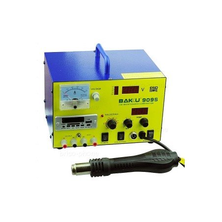 Station 3 en 1 : air chaud, à souder et ampèremètre photo 1