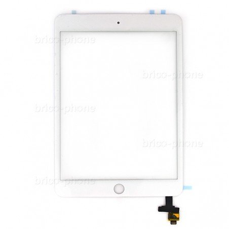 Vitre tactile BLANCHE pour iPad Mini 3 photo 2