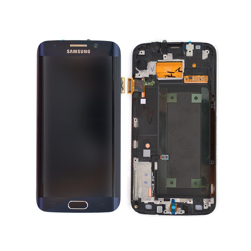 Ecran Amoled NOIR COSMOS et vitre prémontés pour Samsung Galaxy S6 Edge photo 2