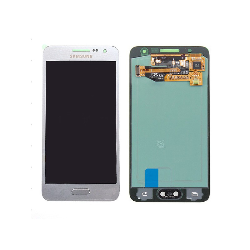 Bloc écran Argent Amoled avec vitre prémontée pour Samsung Galaxy A3 photo 2