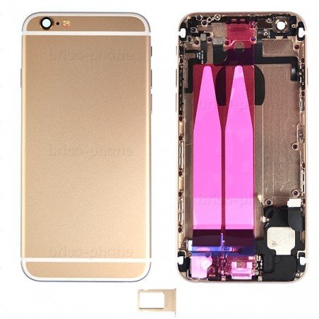 Coque arrière Gold pour iPhone 6 complète photo 2